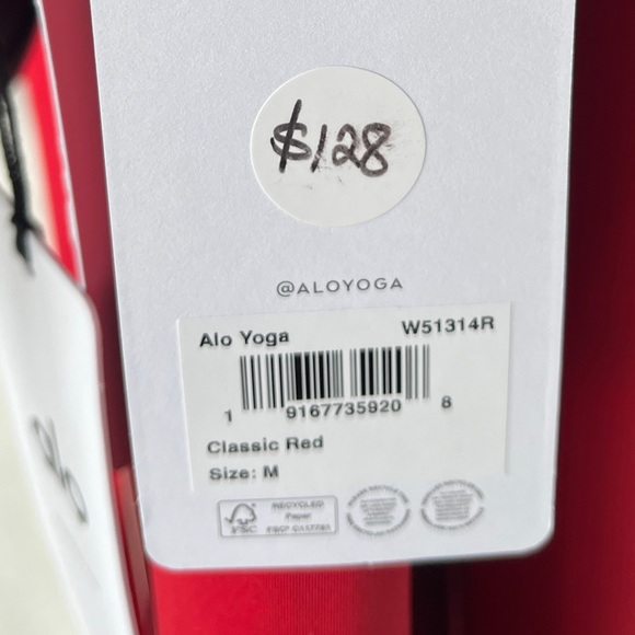 Alo, airlift 7/8 legging, classic red - Picture 2 of 2